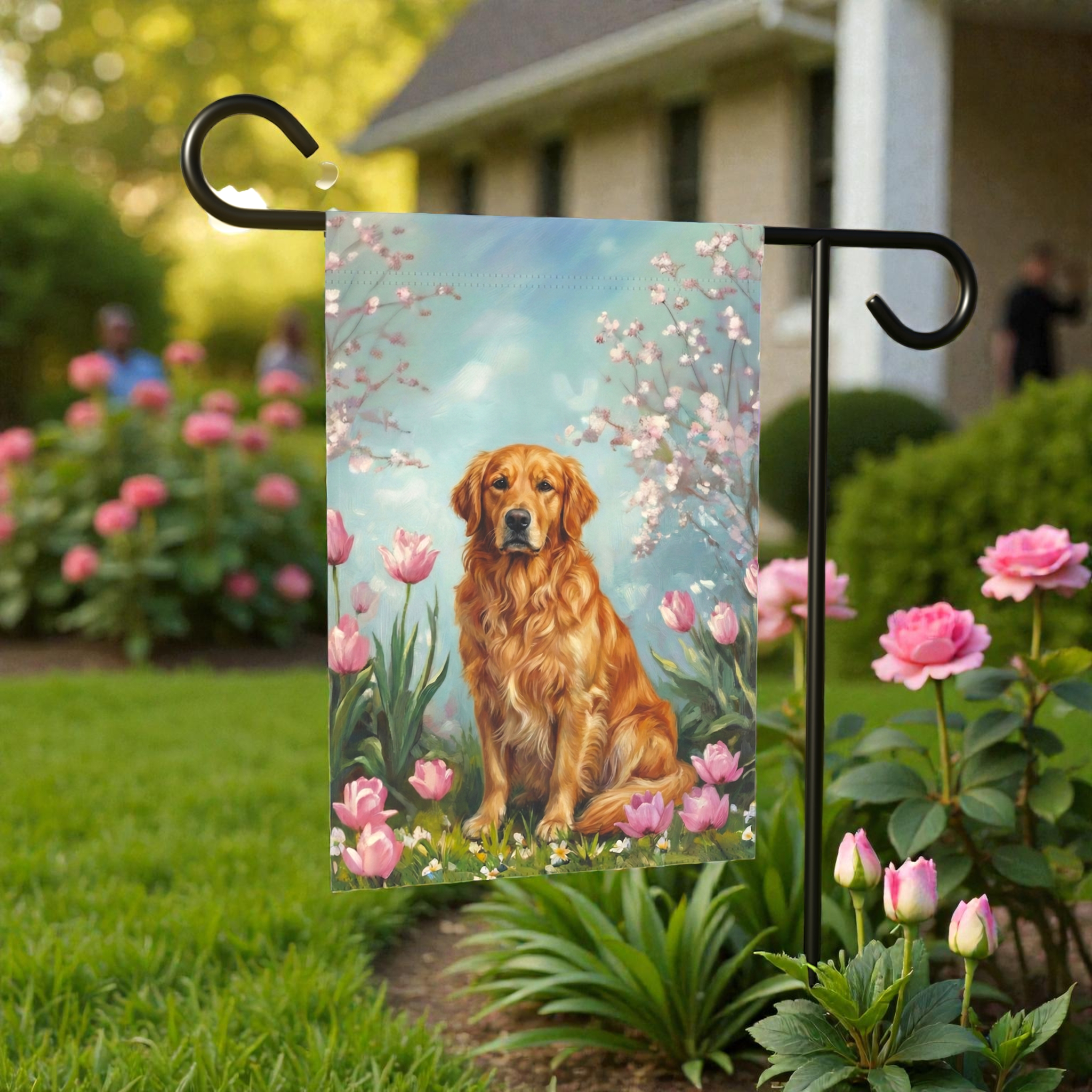 Golden Retriever Garden Flag Ideas for Every Season