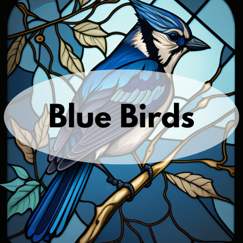 Blue Bird Flags