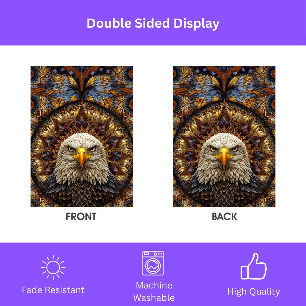 American Indian Eagle Garden Flag