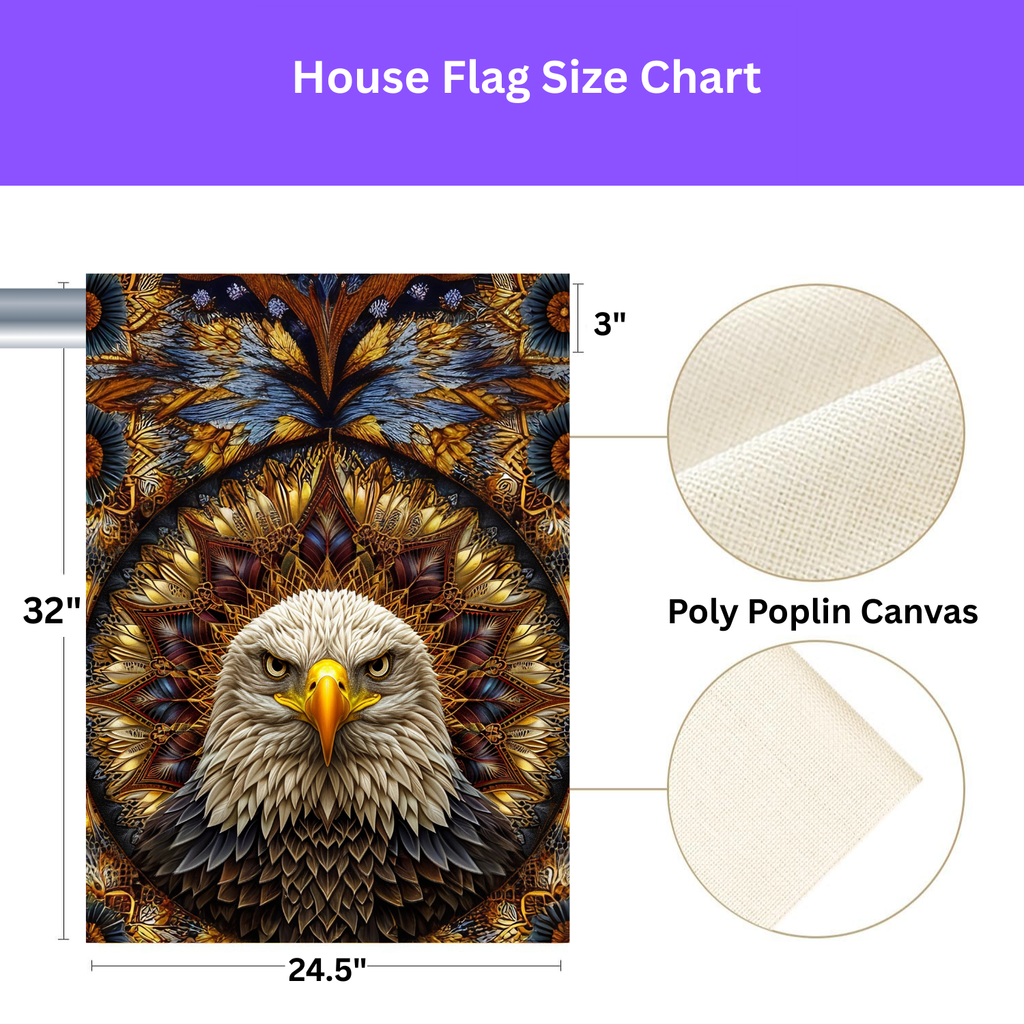 American Indian Eagle Garden Flag