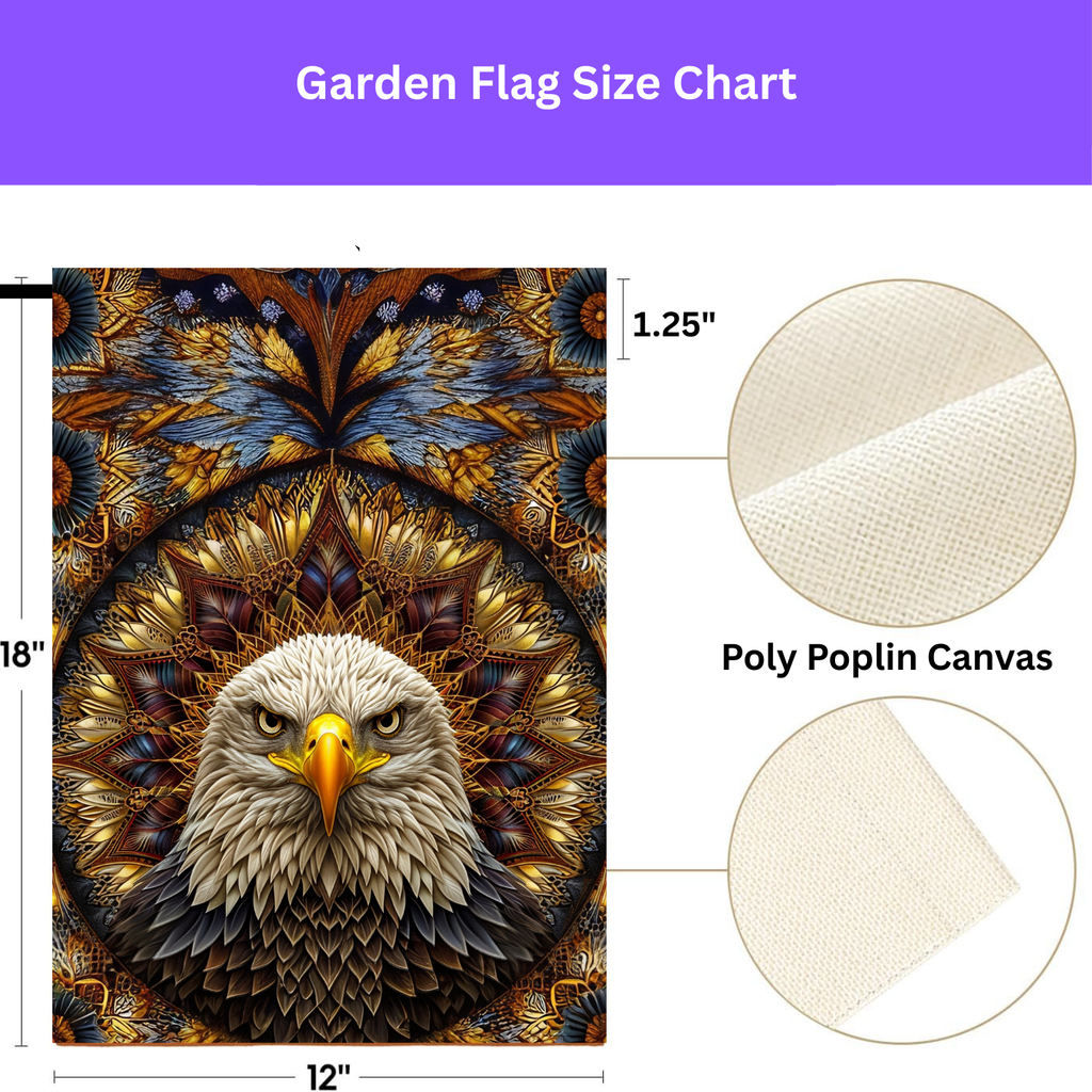 American Indian Eagle Garden Flag