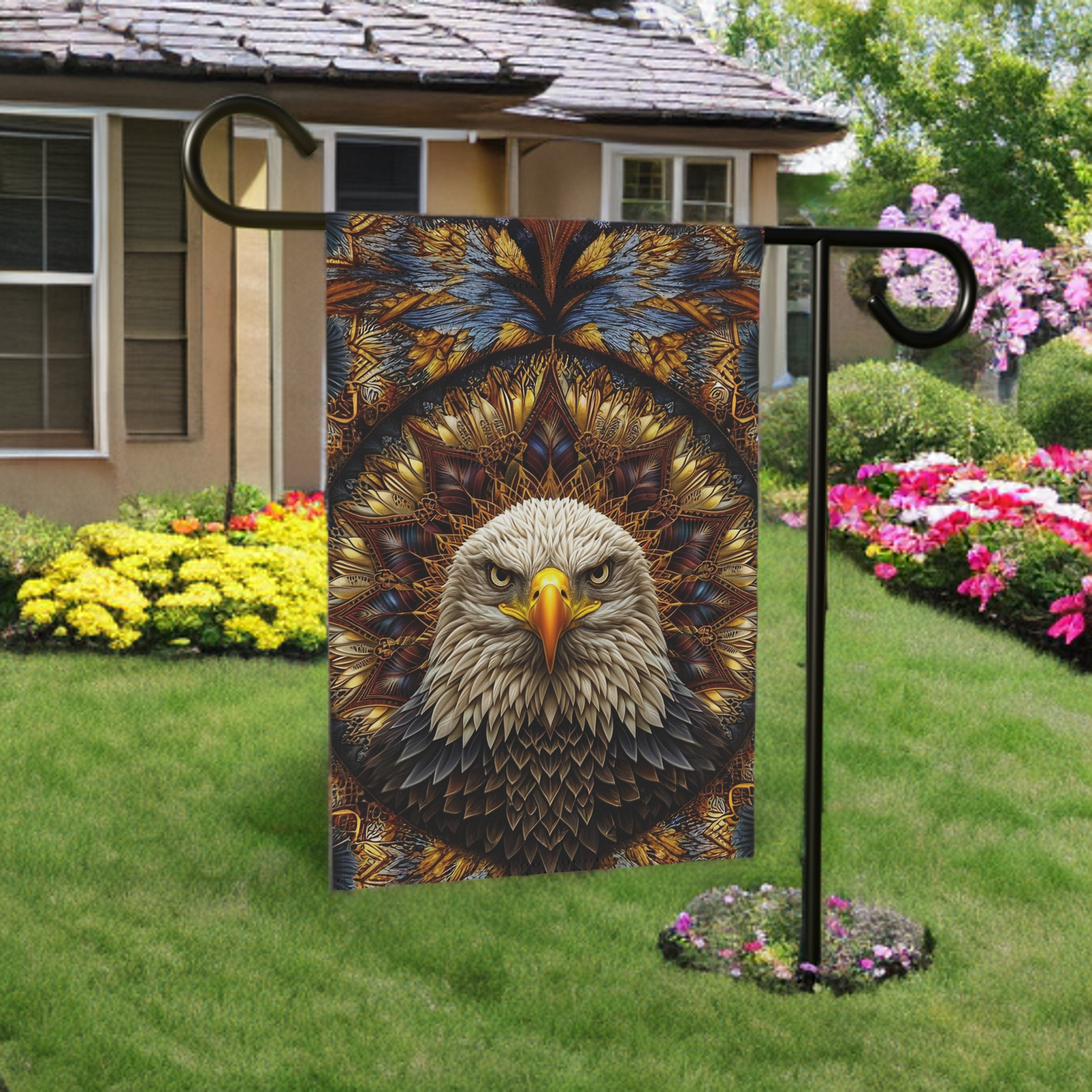 American Indian Eagle Garden Flag