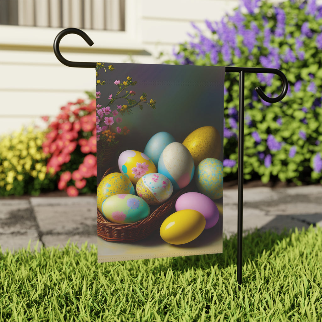 Easter Egg Garden Flag