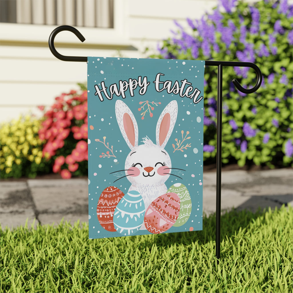 Happy Easter Bunny Garden Flag