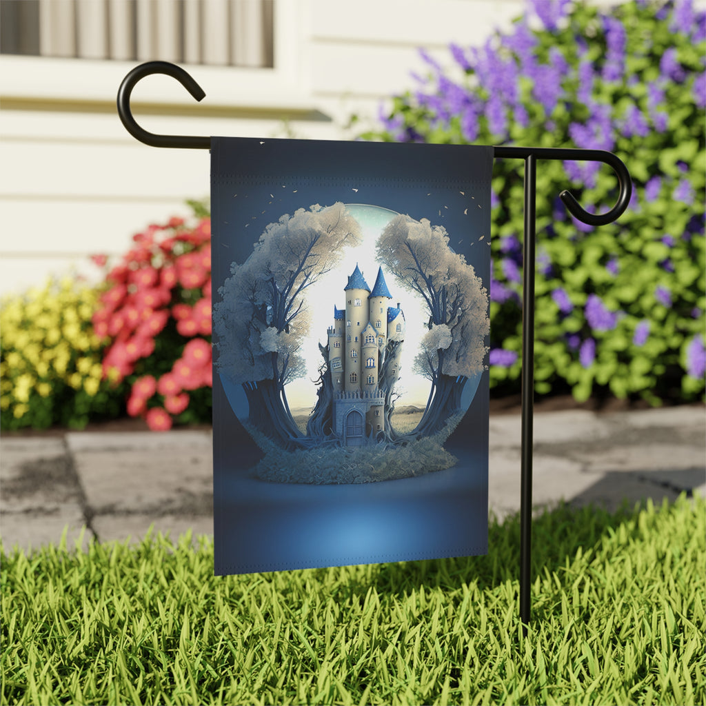 Magical Castle Garden Flag