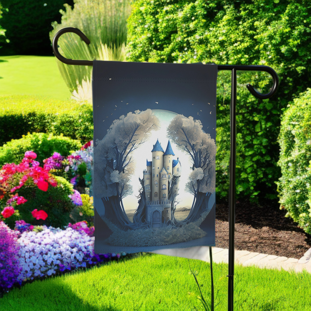 Magical Castle Garden Flag