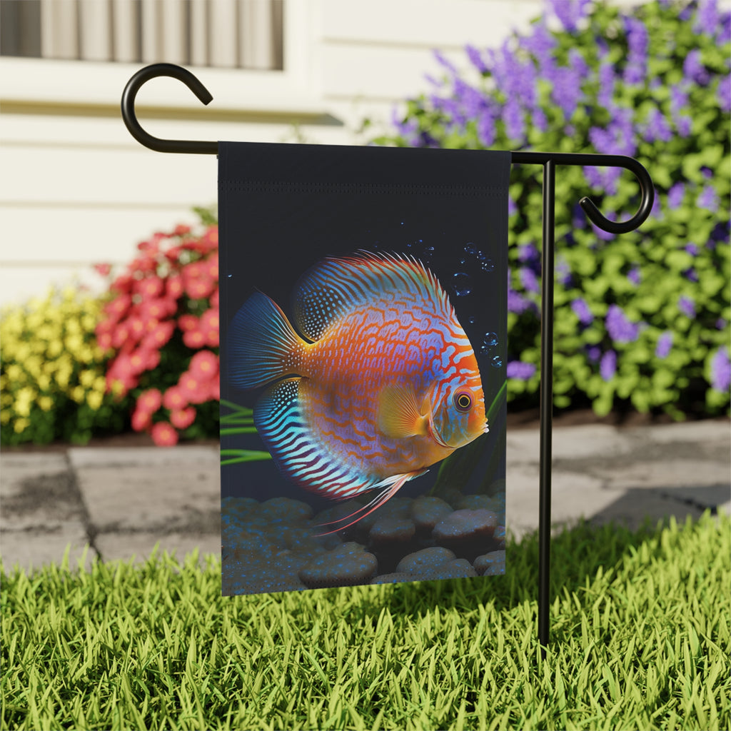 Colorful Fish Garden Flag