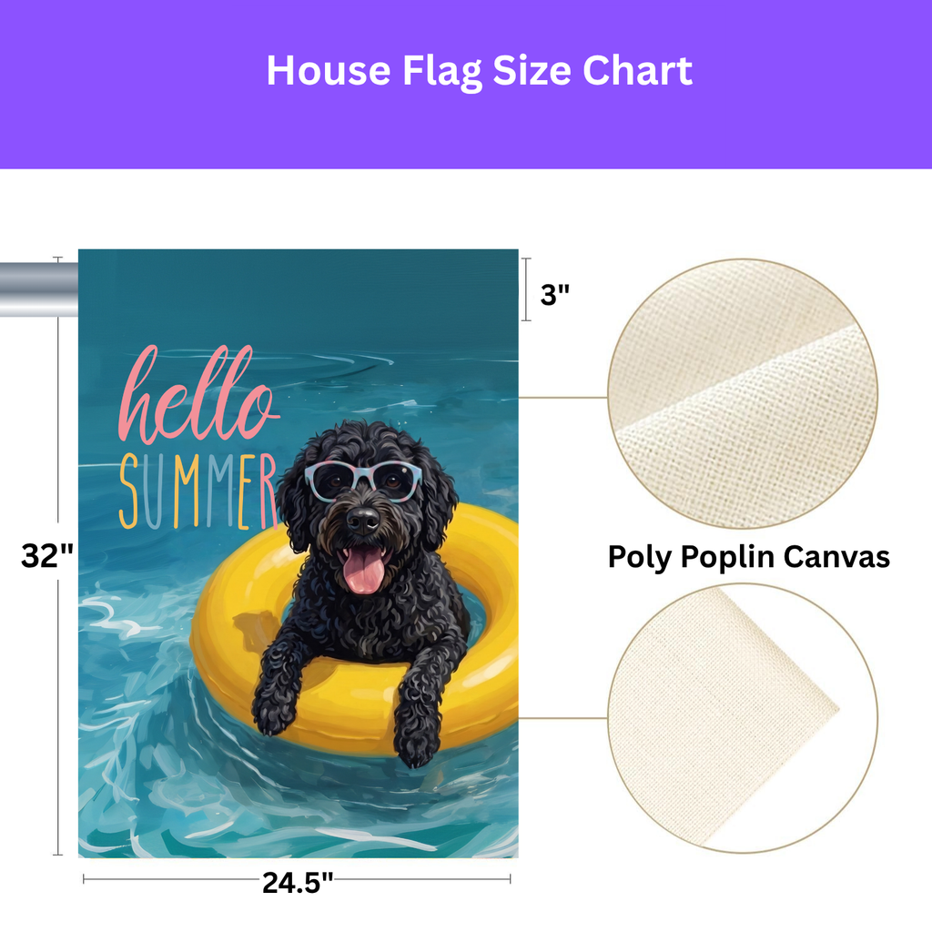 Hello Summer Barbet Garden Flag