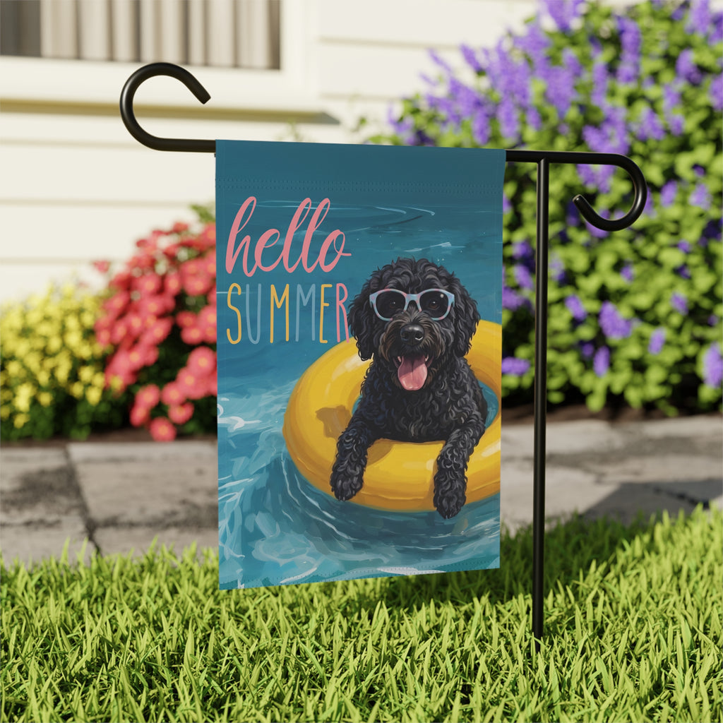 Hello Summer Barbet Garden Flag