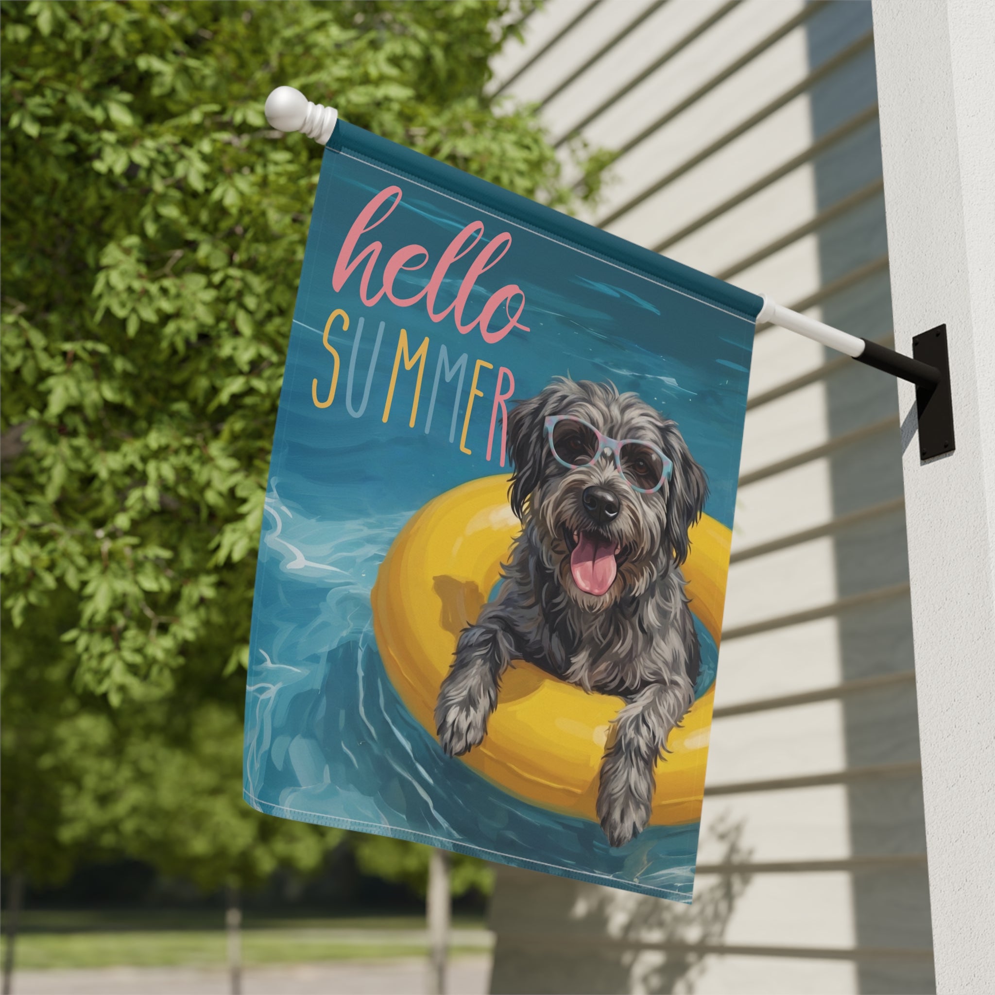 Hello Summer Barbado Da Terceira Garden Flag