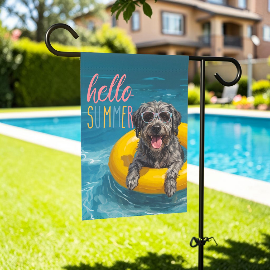 Hello Summer Barbado Da Terceira Garden Flag