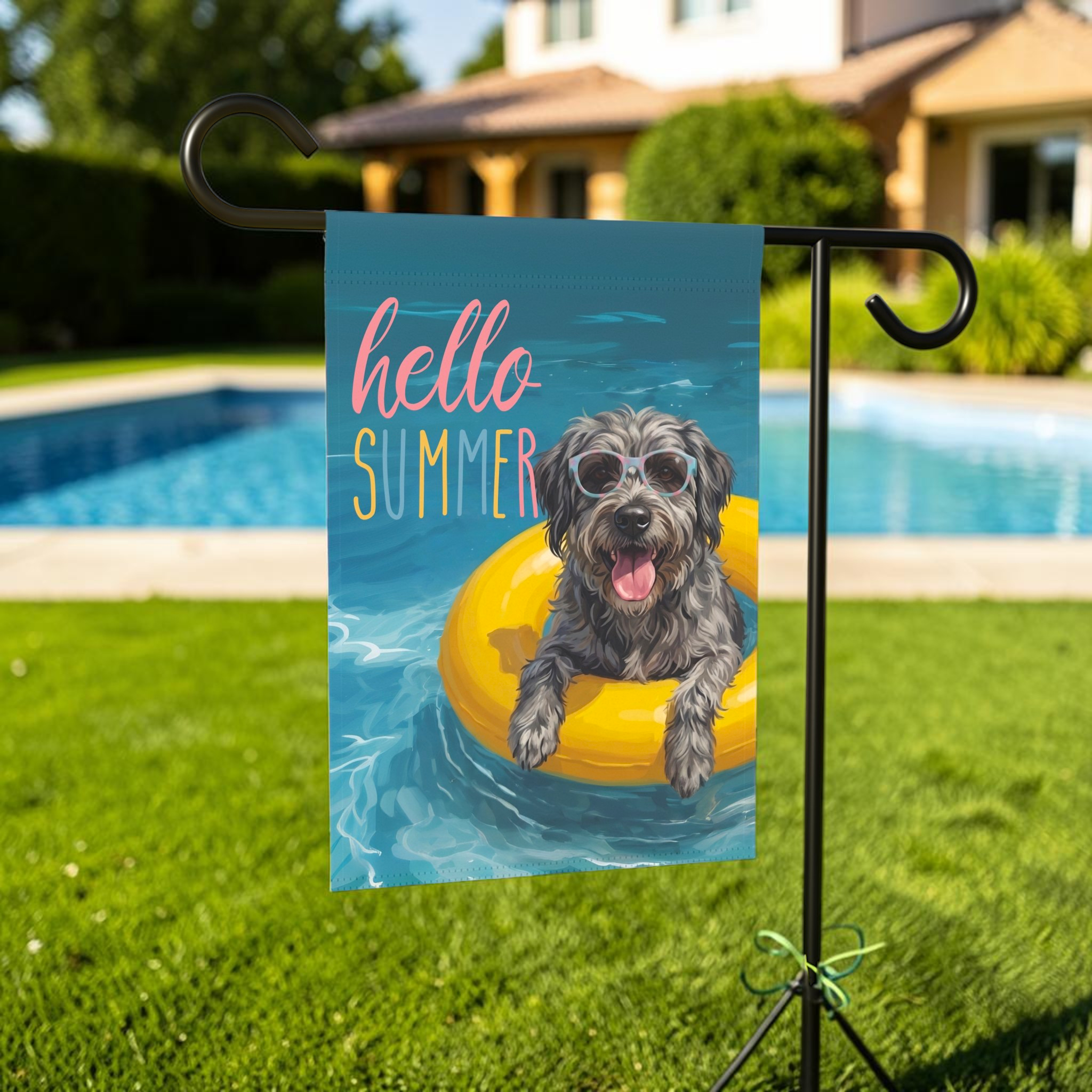 Hello Summer Barbado Da Terceira Garden Flag