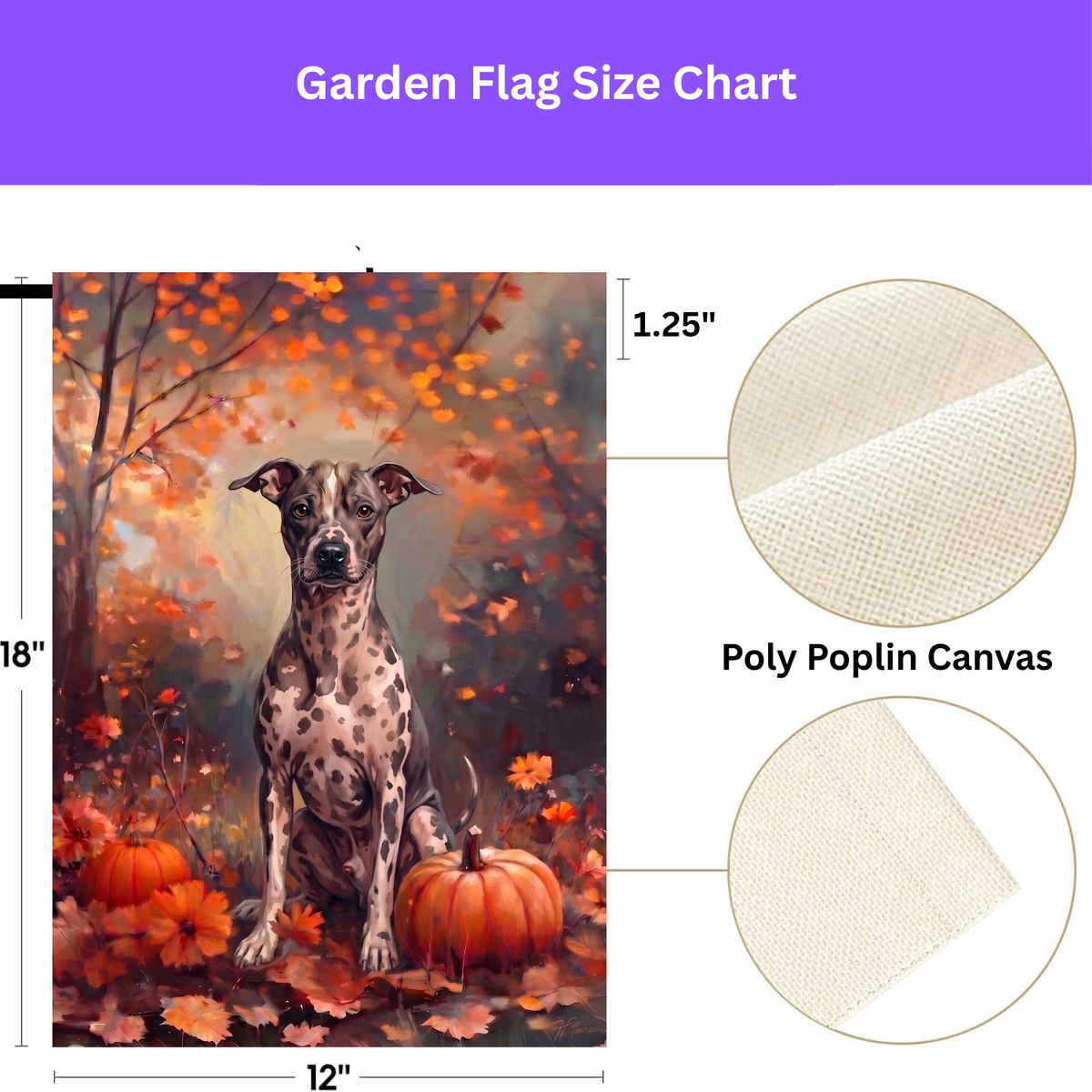 Fall American Hairless Terrier Autumn Garden Flag