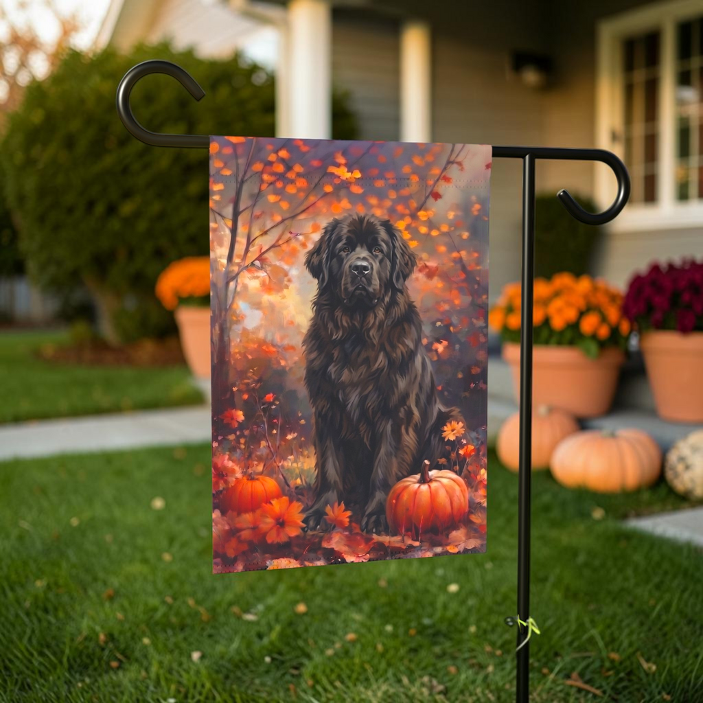 Fall Newfoundland With Pumpkins Autumn Garden Flag