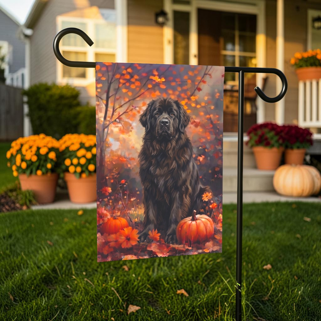 Fall Newfoundland With Pumpkins Autumn Garden Flag